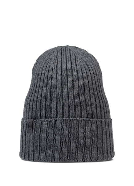 Knitted Norval Grey Heather Unisex Beanie