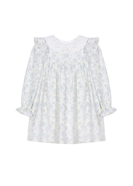 Cloudbound Patachou Blue Print Baby Girl Dress