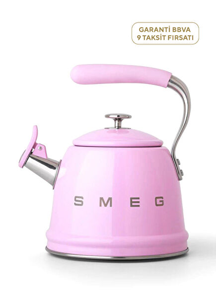 CKLW2001PK 50's Style Pink Countertop Pressure Kettle 2.3 Lt