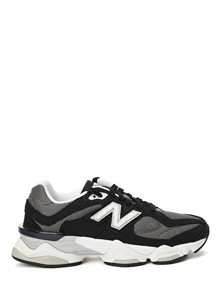 9060 Siyah Kadın Süet Sneaker