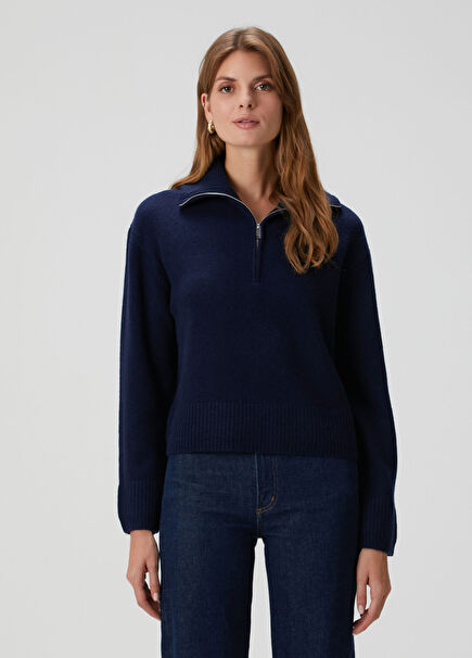 Lacivert Kaşmir Triko