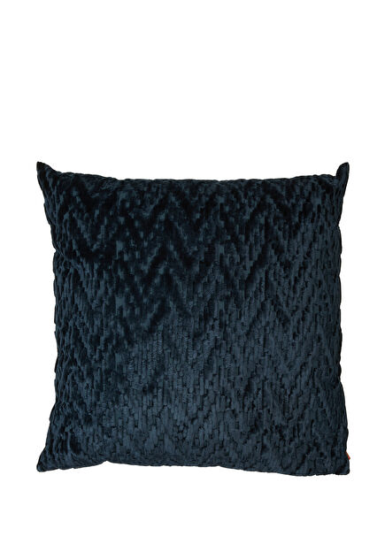 Fossile Koyu Mavi 60x60 cm Dekoratif Yastık