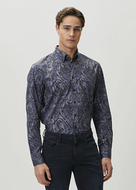 Navy Blue Shirt