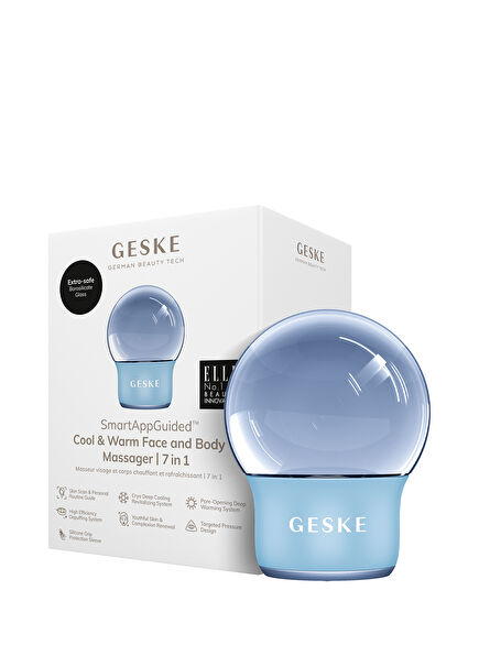 Cool & Warm Eye and Face Massager Mavi Soğutma ve Isıtma Sağlayan Yüz ve Boyun Masaj Aleti 