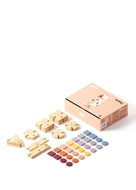 Builder Set Ahşap Aktivite Oyuncağı