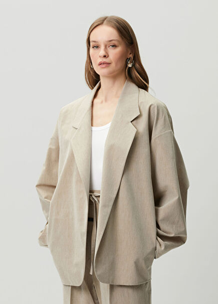 California Bej Yün Blazer
