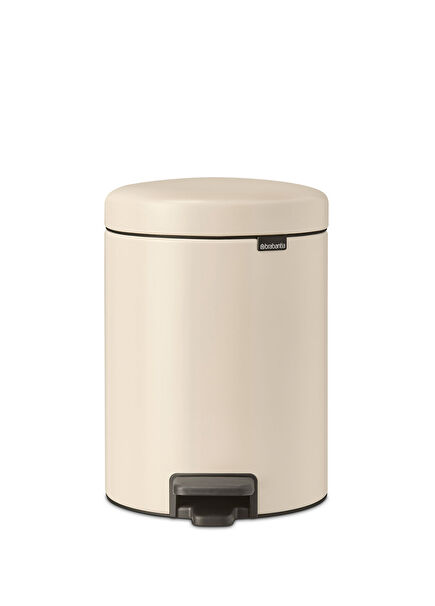 Newicon Beige Color Pedal Trash Bin 5 L