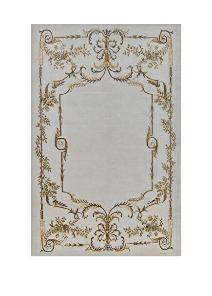 Soho Hand-Woven Wool and Silk Carpet 266x173 cm