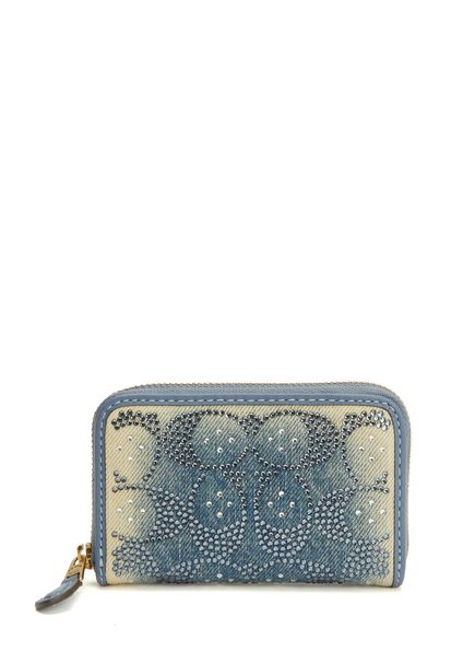 Essential Small Mavi Kadın Denim Cüzdan
