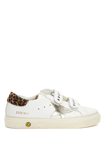 May Beyaz Çocuk Deri Sneaker
