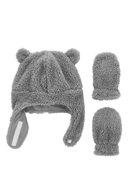 Bere Eldiven Erkek Bebek 2'li Set 