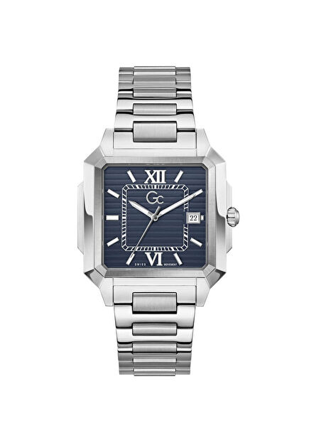GCZ74003G7 Metallic Grey Steel Men's Wristwatch