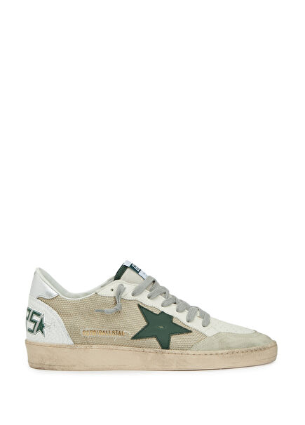 Ball Star Krem Yeşil Erkek Sneaker