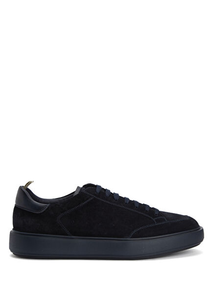 Lacivert Erkek Süet Sneaker