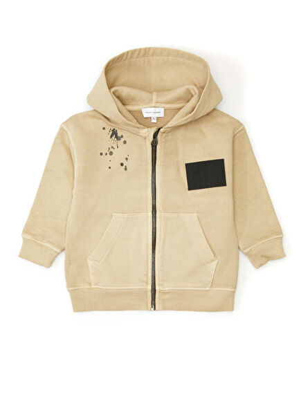 Taş Kapüşonlu Erkek Çocuk Sweatshirt