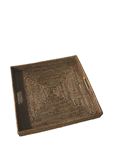 Kare Rattan Servis Tepsisi