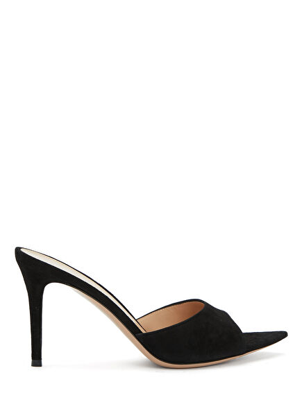 Elle Black Women's Suede Slippers