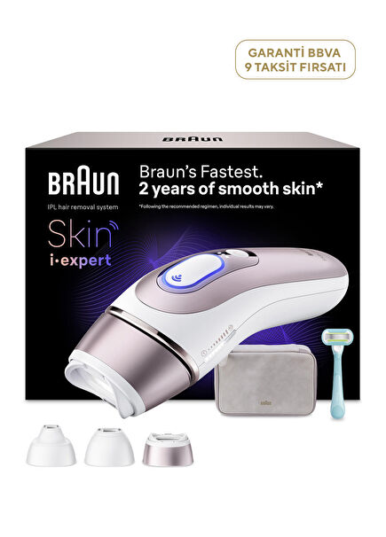 Skin i·expert IPL Laser Hair Removal Tool + Bag + Gillette Venus & 3 Heads PL7321