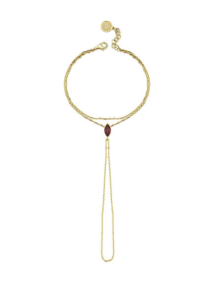 Red 14 Ayar Altın Kadın Şahmeran Bileklik