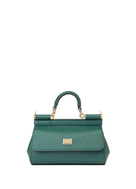 Small Sicily Green Women Leather Bag