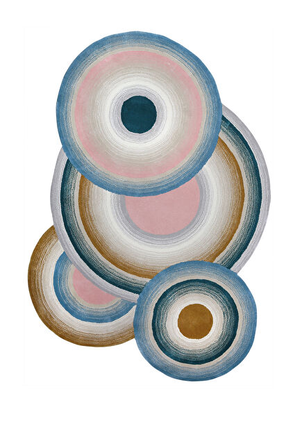 Costom Made 160x230 cm Wool Viscose Carpet