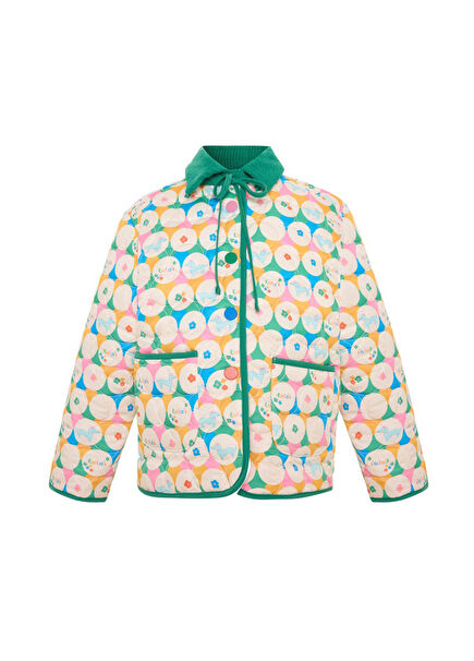 Green Bubble Kapitoneli Unisex Çocuk Ceket