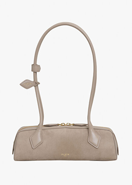 Le Teckel Small Gri Kadın Deri Çanta