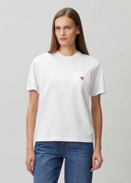 Small Heart Beyaz T-shirt