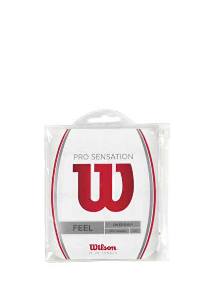 WRZ4011WH Grip Pro Sensation 12-Pack White Tennis Accessory