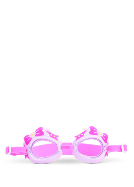 Mini Bow Pink Girl Swim Goggles
