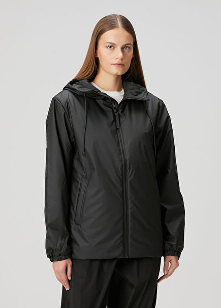Lohja Black Hooded Jacket