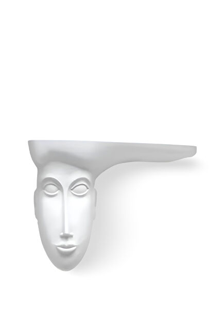 Righty Beyaz Seramik Raf