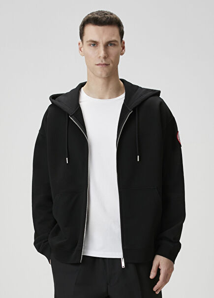 Black Hooded Sweatshirt