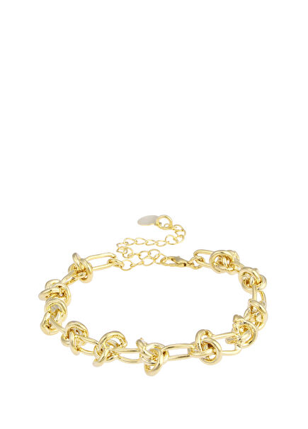 Knot Women's Gold Plated Bracelet