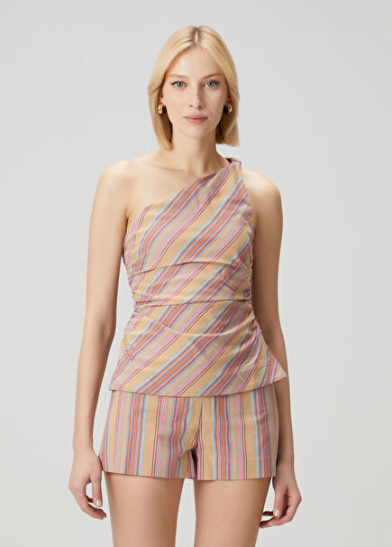 Aurora Hardal Çizgili Atlet