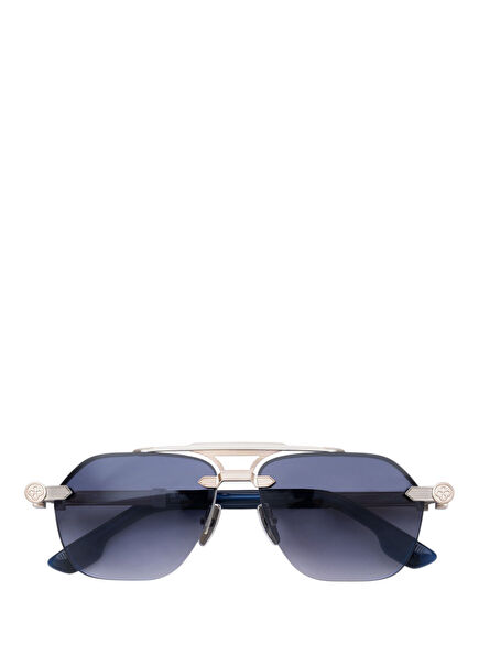 The Flare 22 Ayar Altın Kaplama Lacivert Titanyum Unisex Güneş Gözlüğü