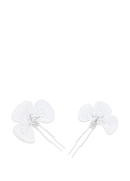 Mole Simli Kristal Taş ve İncili Duvak Aksesuarı