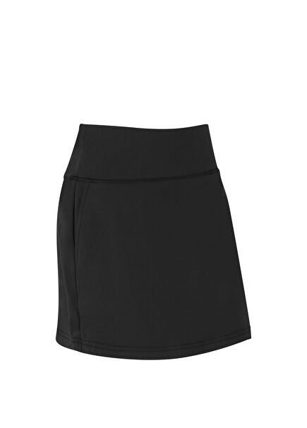 Aerial Black Women's Sports Skirt Shorts