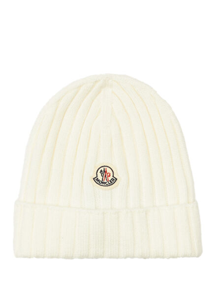 Beige Unisex Children's Wool Hat