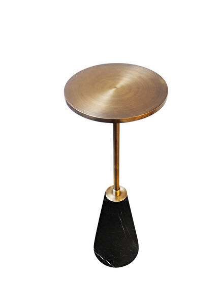 Black Marble Scotch Side Table