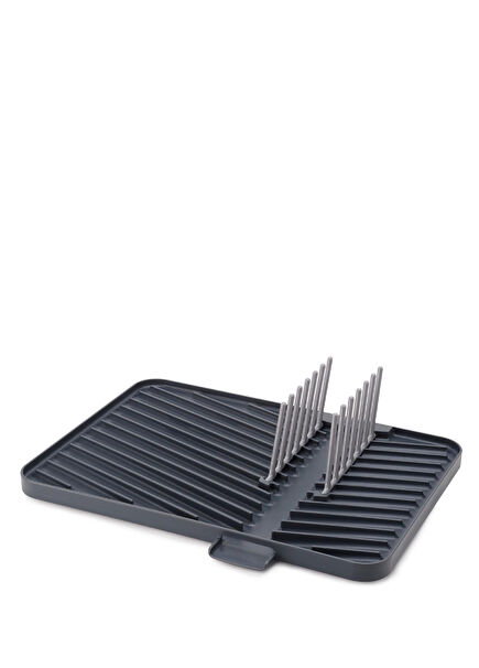 Flip Up Gray Adjustable Dish Rack