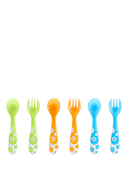 Colorful 12 Month Fork and Spoon Set