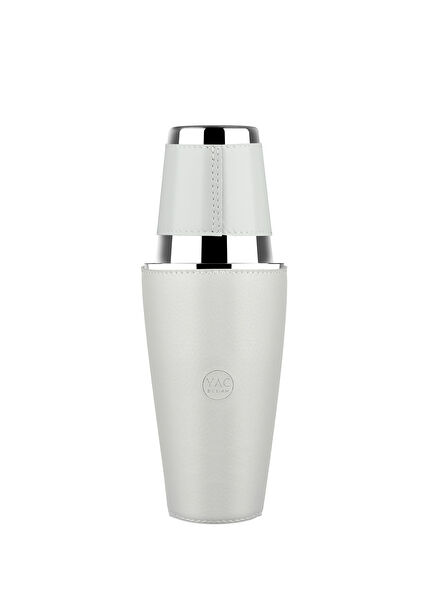 Beige Leather Steel Double Coated Shaker