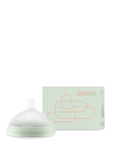 Anti-colic Silicone Fast Flow Green Bottle Nipple