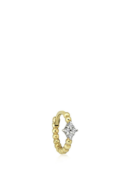 Cartilage Tile 14K Gold Women's Cartilage Earrings