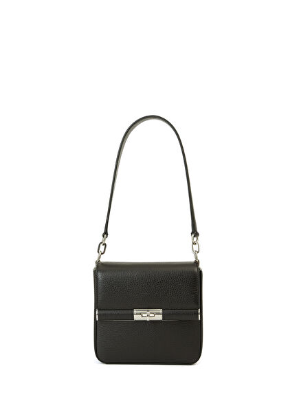 Black Men's Leather Bag