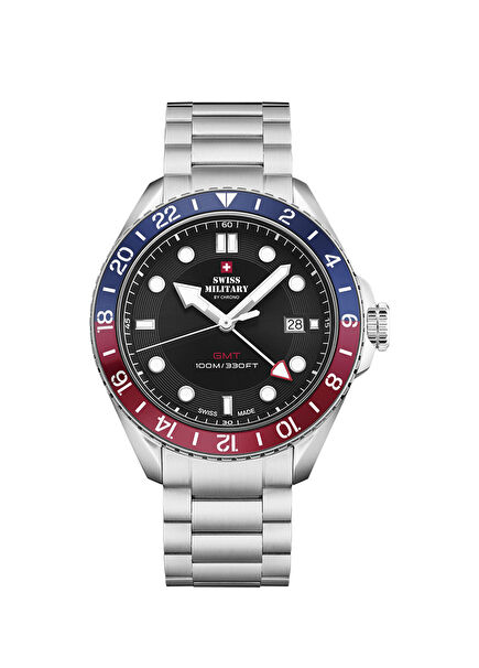 SM34095.01 Silver Steel Men's Wristwatch