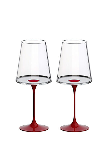 Split Glass Red Glass 2-Piece Red Wine Glass