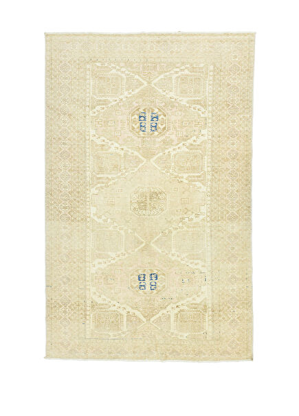 Karter Vintage Cream Hand Woven Carpet 165 x 258 cm
