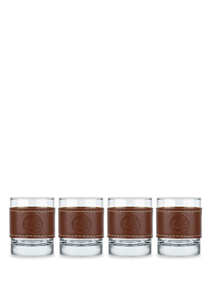 Tan Glass Shot Glass Set